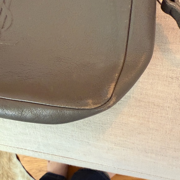 Yves Saint Laurent Gray Leather Crossbody Bag - Picture 4 of 10